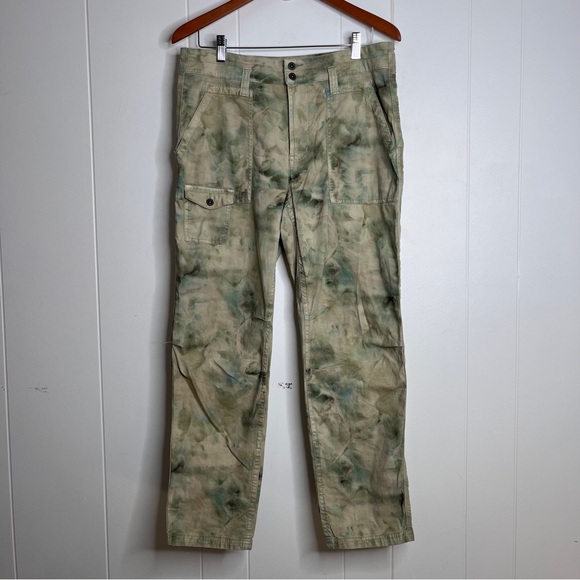 Anthropologie Pants - Anthropologie Pants The Wanderer Tie-Dye Cargo Pants Straight Utility Size 29